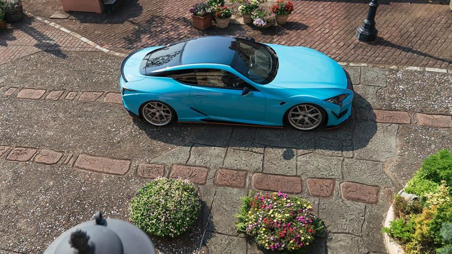  Lexus LC500 Semi-Gulf by Wald 2018 года  (фото 7 из 15)